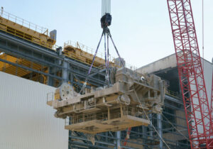 Cortland’s Plasma® slings were selected to eliminated 18,000 lbs of rigging weight in this bridge crane lift