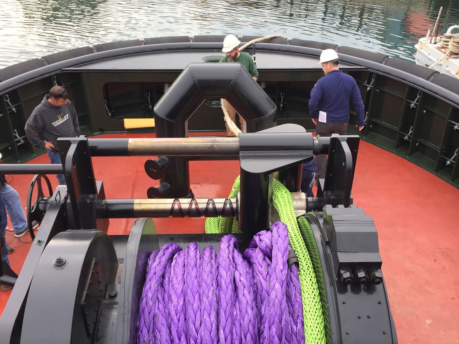 Cortland Plasma® winch line with Cortland Cage™ wear protection
