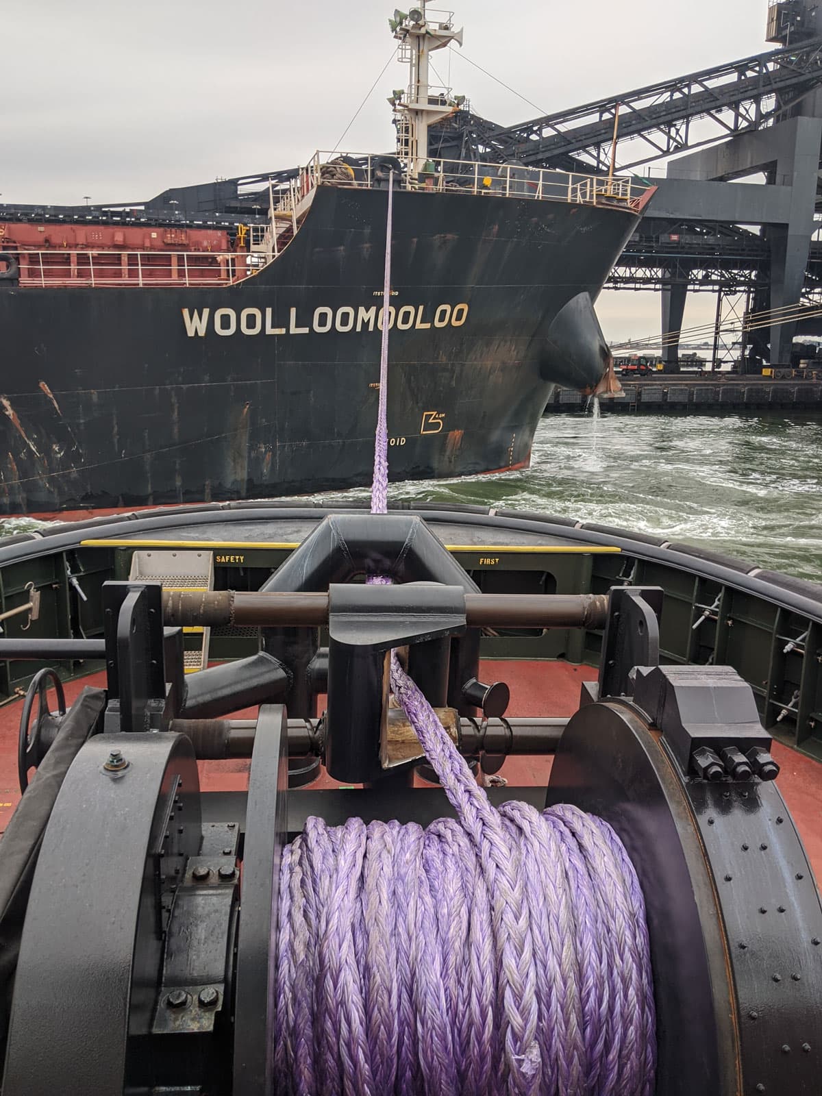 Cortland Plasma® towline in action