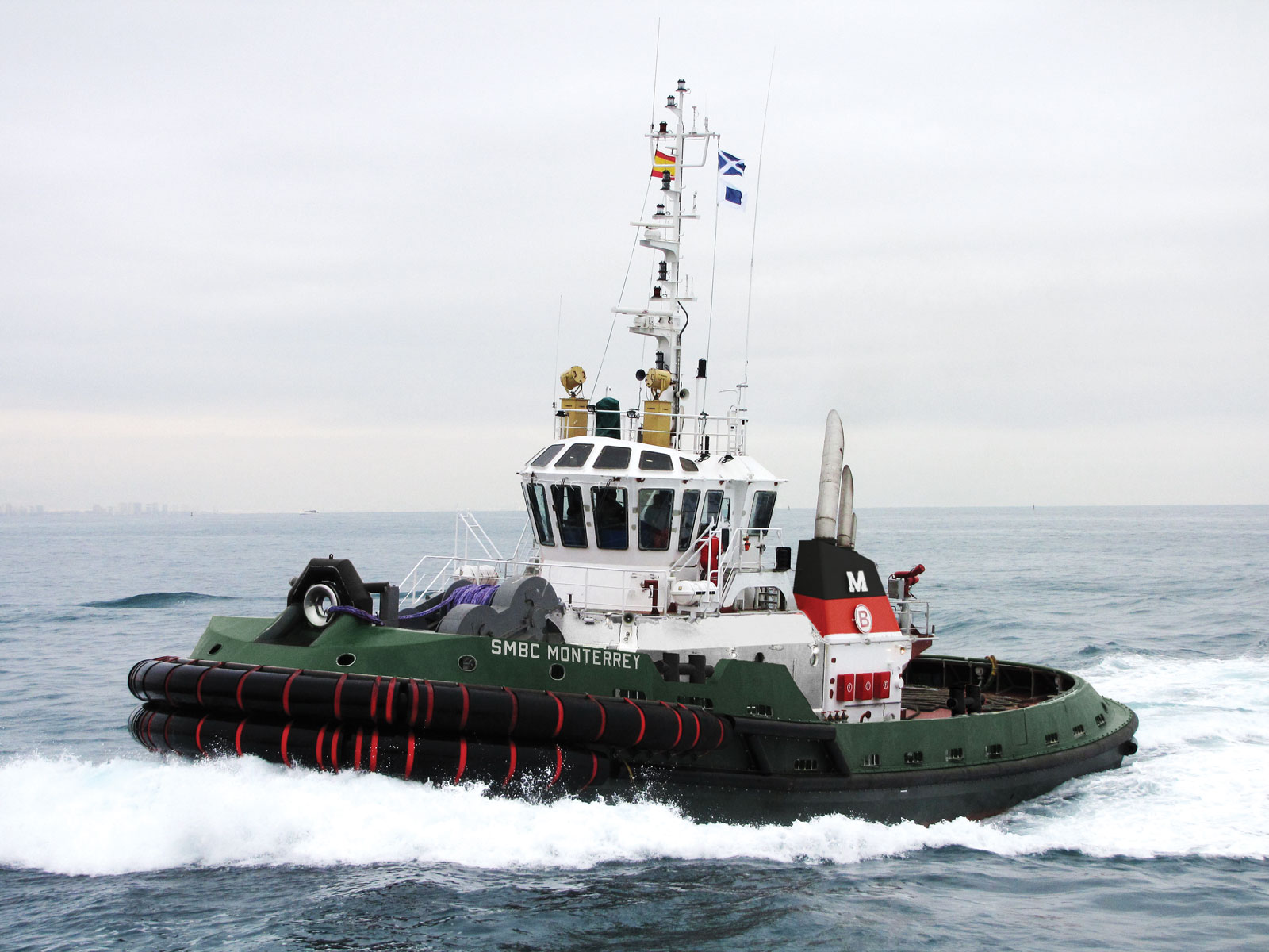 Cortland Plasma® winch line on tug