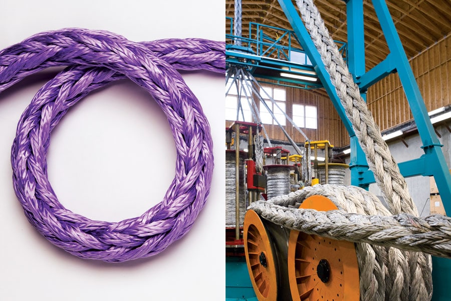 World's largest braided rope